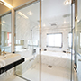 浴槽・神戸タワーマンション1・洗面所・浴室・大理石貼り