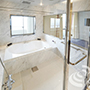 浴槽・神戸タワーマンション1・洗面所・浴室・大理石貼り