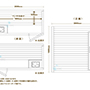 中高温サウナ ロウリュひのき ゴロ寝1～3人用 W2000×D1000×H1850