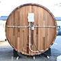 バレル型サウナM・電気ストーブ