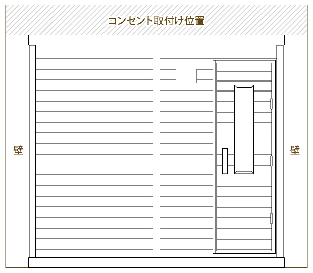 コンセント取付け位置図面
